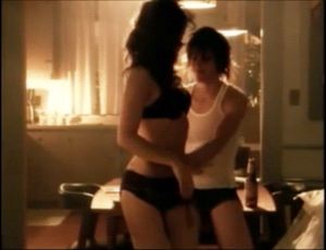 carmen and shane the l word strip tease