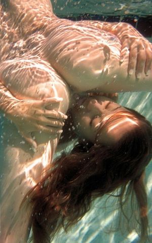 How can she still hold her breath underwater?