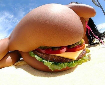 The funny ass burger