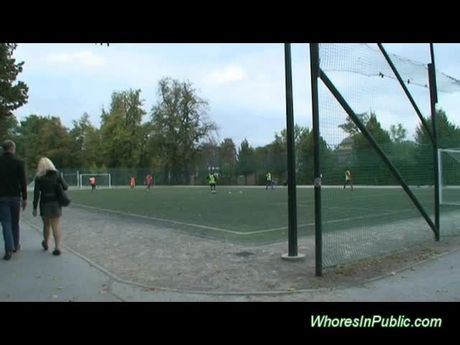 Nymph rides boner on park bench