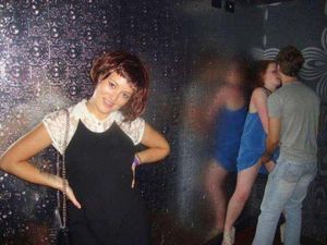 Caught this couple getting nasty in the women's room