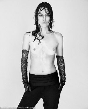 Keira Knightley nude (Interview Magazine)