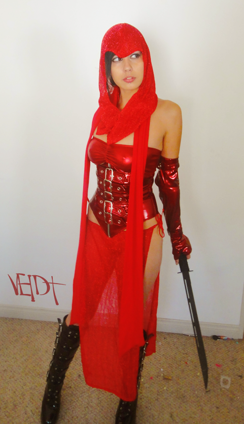 Girl in red