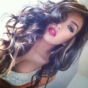 Megan Fox with whore make-up