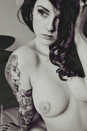 tattoos and heart shaped nipples