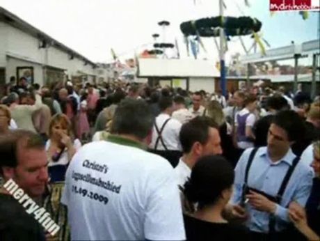 Oktoberfest public blowjob slut