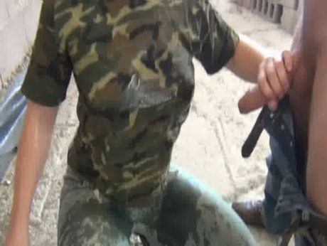 Getting pissed on in public