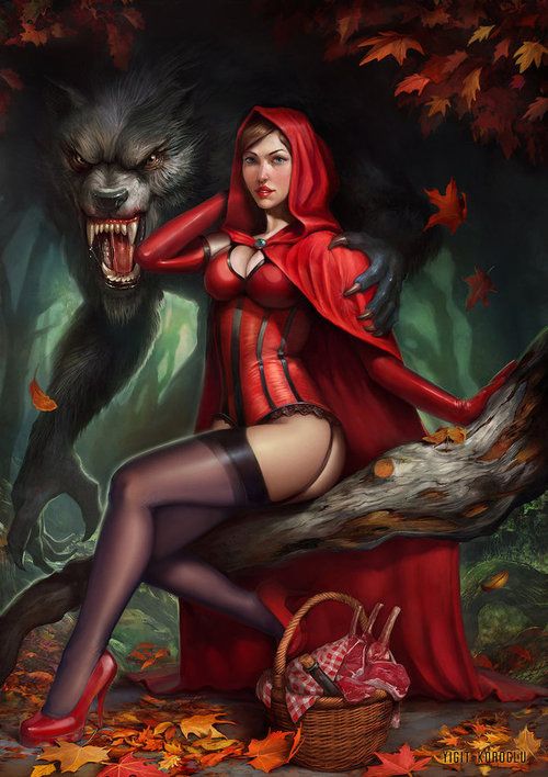 Little Red Riding Hood wants the werewolf