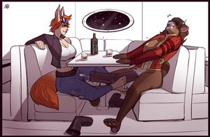 Huge Furry Cock Being Rubbed Down Under The Table :X