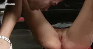 Mature pussy no panties upskirt