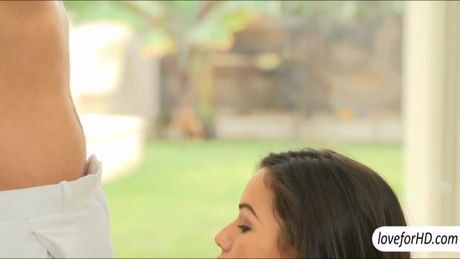 All natural babe Shae Summers enjoys a soothing whole body massage which turned into erotic sex