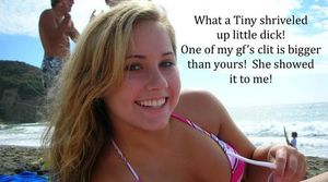 You have a shriveled little dick!