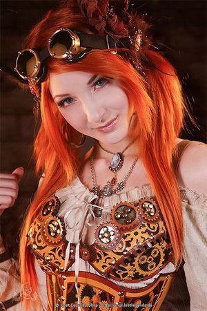 Beautiful Steampunk Girl