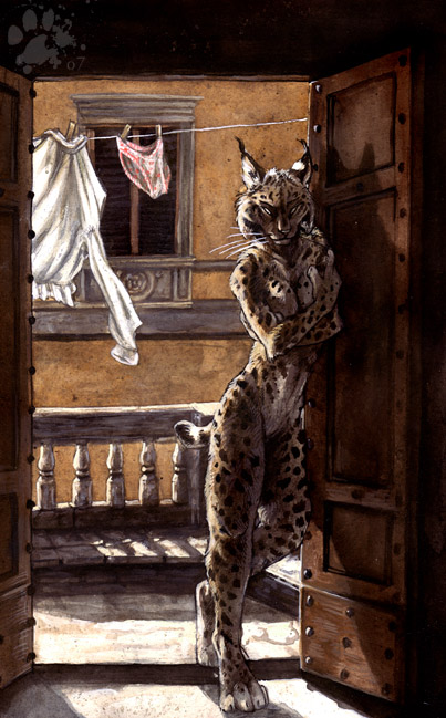 seductive lynx babe