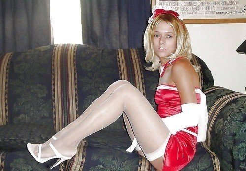 dressing up our little brother. doesn't he look cute. Next we make him suck our boyfriends cocks