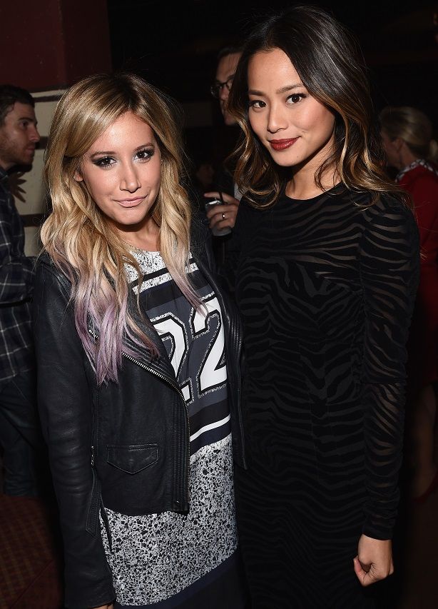 ashley tisdale  jamie chung virgin america