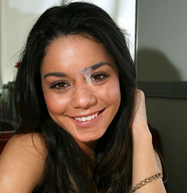 Vanessa Hudgens sticky cum in the eye