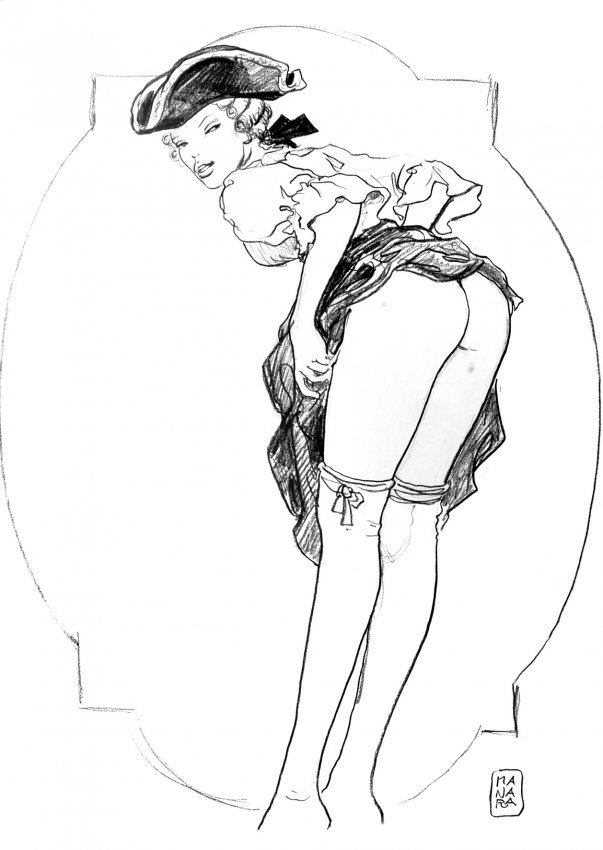 Une Délicieuse soubrette en costume
