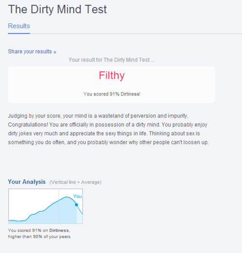 Who, me, filthy?!
Yeah. Okay.