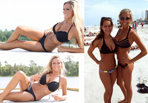 Lindsey Duke in 3 photos for you... (+ 10 girlfriends NFL)