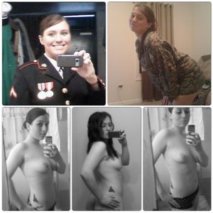 Marine showing her nice body