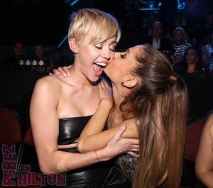 Mikey Cyrus and Ariana grande