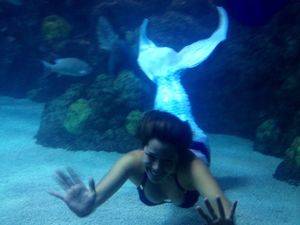 Latina Peruvian mermaid sending love from Denver