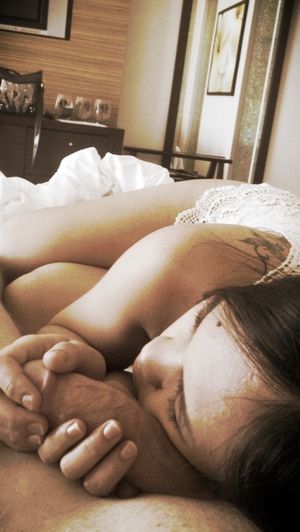 Protecting her treasure