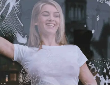 cleaning the glass
