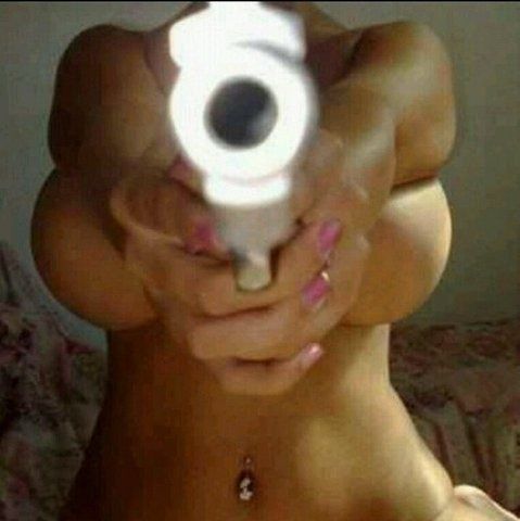 At gunpoint