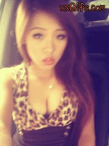 Lovely asian big tits in this hot novice gif image