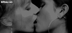 A surprise dick for kissing babes