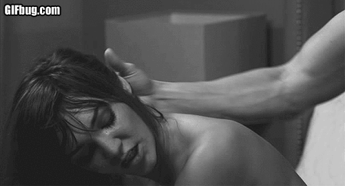 Taking control of a wild brunette