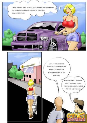 Exhilarating blonde comics wench getting double penetrated and swallowing seed