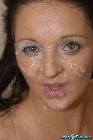 Sticky facial of cum for Devon Breeze