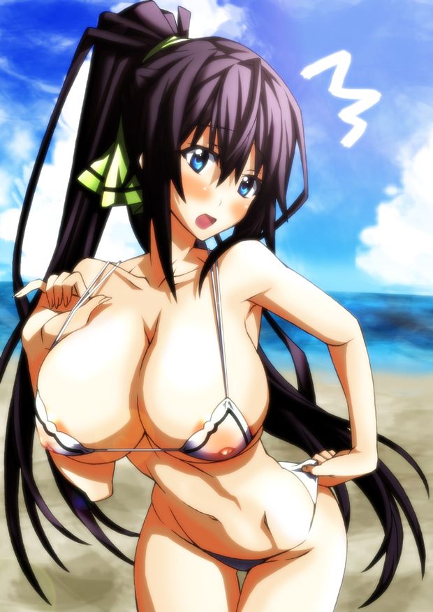 Hot hentai thong photo with beautiful big tits lingerie