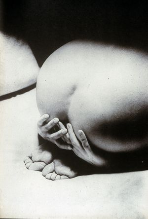 Man Ray's famous Prière (1930)