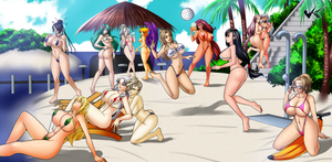 The Video Game g.irls having fun under the sun :) :)