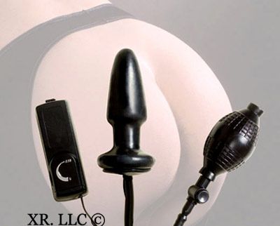 Inflatable & Vibrating Butt Plug