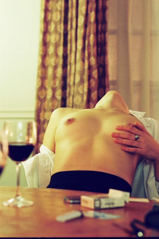 Gonna drink some wine, gonna get naked.
