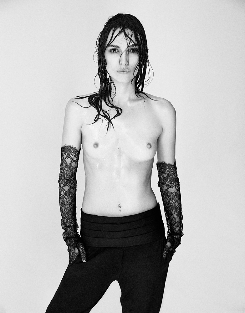 Keira Knightley Topless in Interview