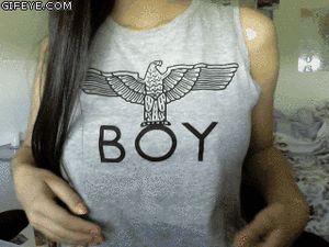 Beautiful tits flashed