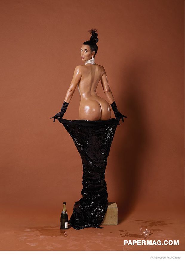 Here’s Kim Kardashian Completely Nude for Paper Magazine