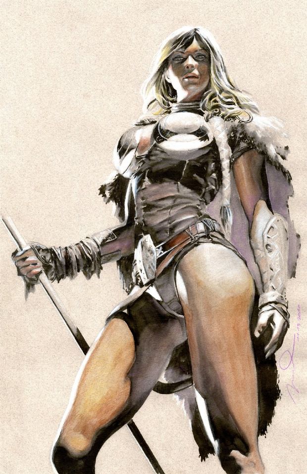 the ever hot Valkyrie, drawn perfectly