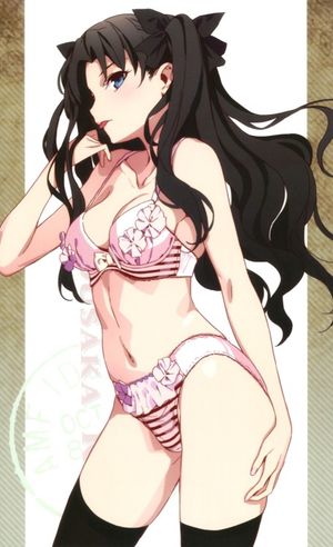 abaslev:fate/stay night morii shizuki toosaka rin | yande.re