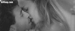 Hot girl kissing gif