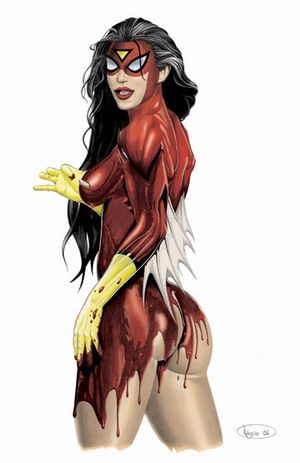 Superhero Costume Melting Off