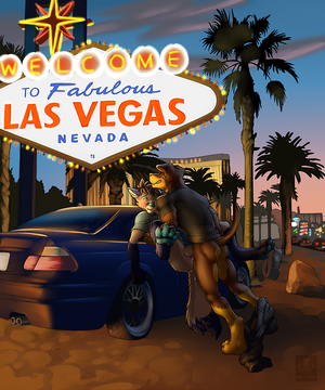 knottyfoxcawks: A commish by Vallhund