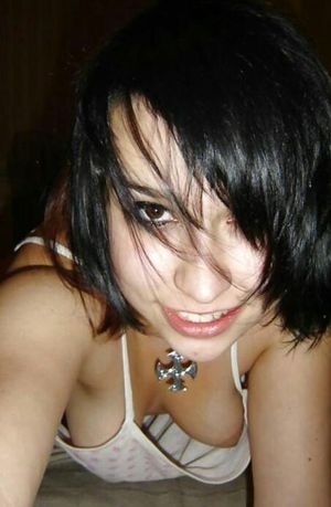 bend over shows with a smile