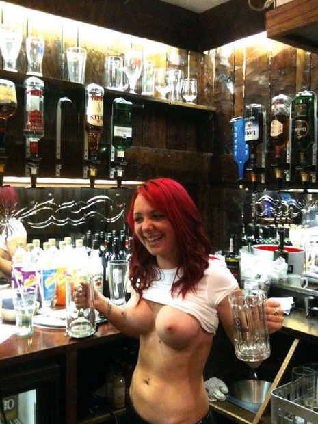 The girl who works my bar finally gave in ;)